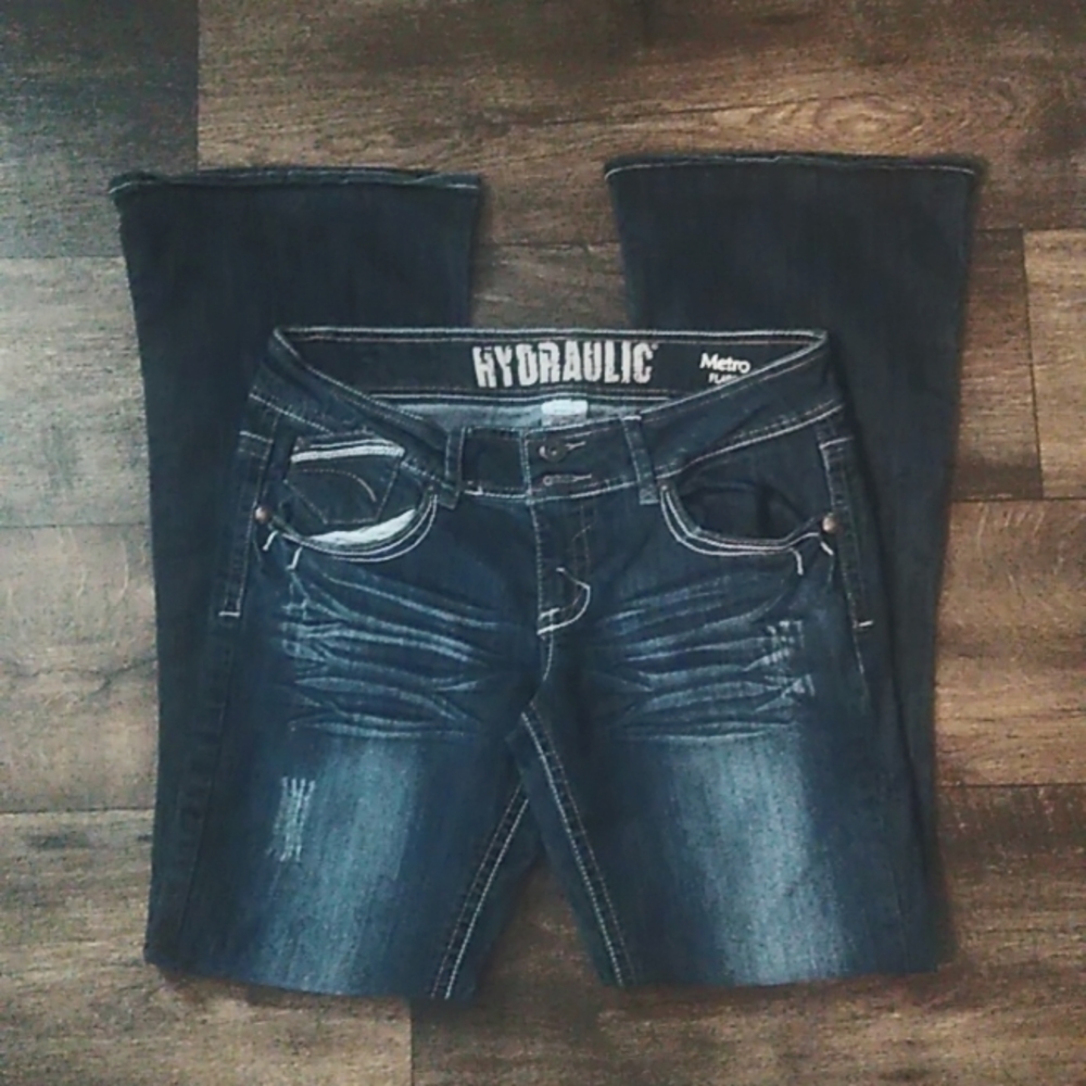 Hydraulic Metro Flare Jeans
